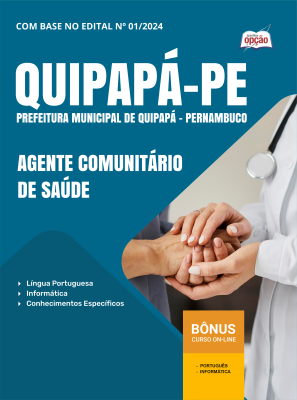 Apostila Prefeitura de Quipapá-PE 2025 - Agente Comunitário de Saúde
