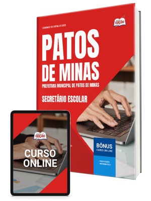 Apostila SME Patos de Minas-MG 2025 - Secretário Escolar