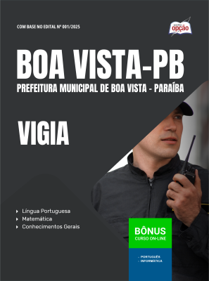 Apostila Prefeitura de Boa Vista-PB 2025 - Vigia