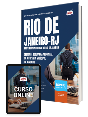 Apostila Prefeitura de Rio de Janeiro - RJ 2025 - Gestor de Segurança Municipal da Secretaria Municipal da Casa Civil