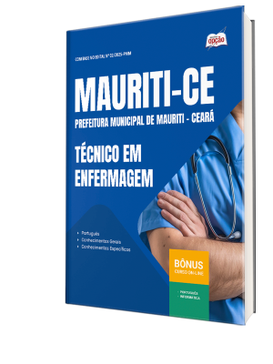 Apostila Prefeitura de Mauriti-CE 2025 - Técnico em Enfermagem