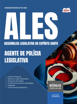 Apostila ALES em PDF - Agente de Polícia Legislativa