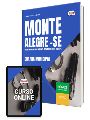 Apostila Prefeitura de Monte Alegre de Sergipe-SE 2025 - Guarda Municipal