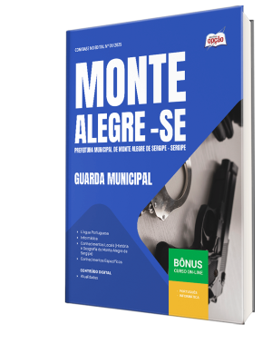 Apostila Prefeitura de Monte Alegre de Sergipe-SE 2025 - Guarda Municipal