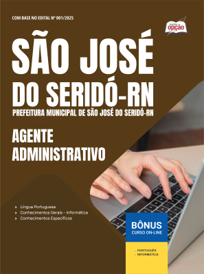 Apostila Prefeitura de São José do Seridó-RN 2025 - Agente Administrativo