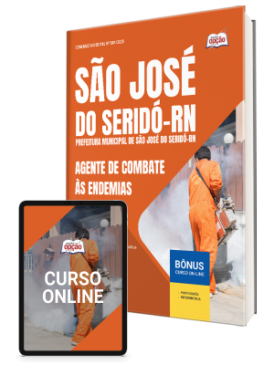 Apostila Prefeitura de São José do Seridó-RN 2025 - Agente de Combate às Endemias