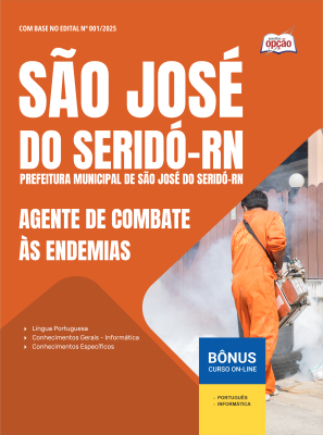 Apostila Prefeitura de São José do Seridó-RN em PDF - Agente de Combate às Endemias