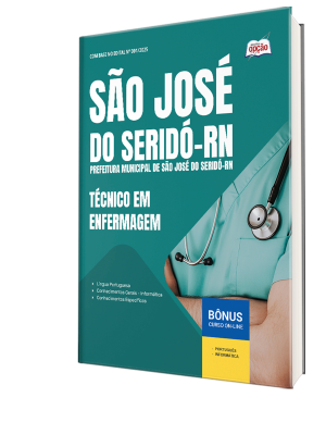 Apostila Prefeitura de São José do Seridó-RN 2025 - Técnico em Enfermagem