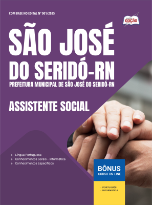 Apostila Prefeitura de São José do Seridó-RN 2025 - Assistente Social