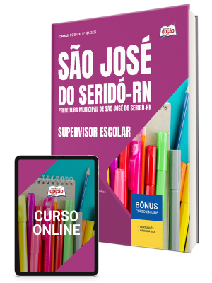 Apostila Prefeitura de São José do Seridó-RN 2025 - Supervisor Escolar