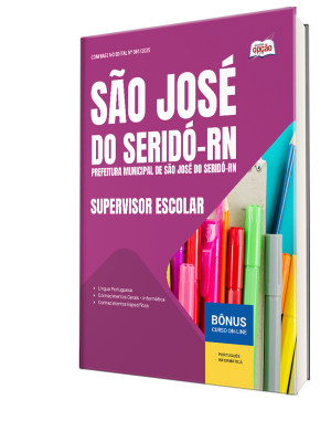 Apostila Prefeitura de São José do Seridó-RN 2025 - Supervisor Escolar