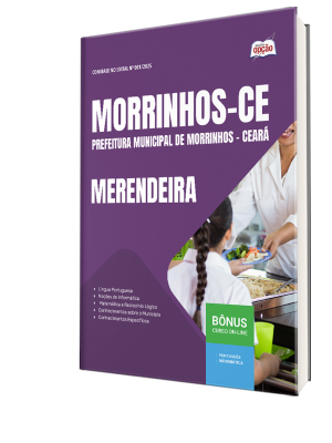 Apostila Prefeitura de Morrinhos-CE 2025 - Merendeira