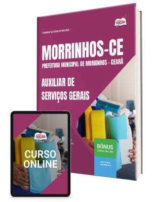 Apostila Prefeitura de Morrinhos-CE 2025 - Auxiliar de Serviços Gerais