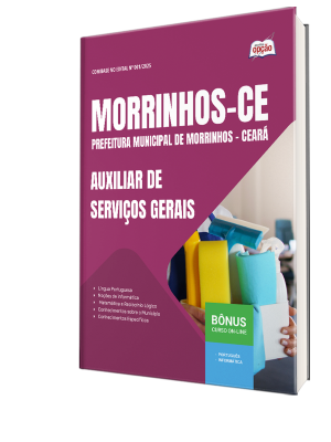 Apostila Prefeitura de Morrinhos-CE 2025 - Auxiliar de Serviços Gerais