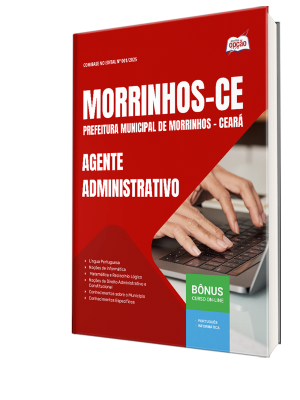 Apostila Prefeitura de Morrinhos-CE 2025 - Agente Administrativo