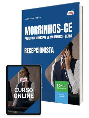 Apostila Prefeitura de Morrinhos-CE 2025 - Recepcionista