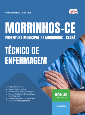 Apostila Prefeitura de Morrinhos-CE 2025 - Técnico de Enfermagem