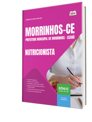 Apostila Prefeitura de Morrinhos-CE 2025 - Nutricionista