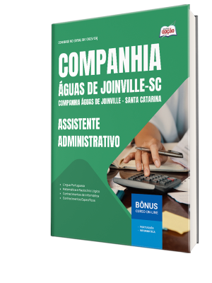 Apostila Companhia Águas de Joinville - SC 2025 - Assistente Administrativo(a)