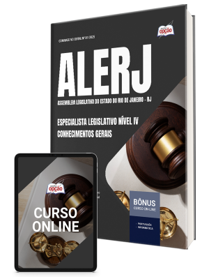 Apostila ALERJ 2025 - Especialista Legislativo Nível IV - Conhecimentos Gerais