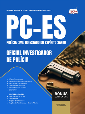 Apostila PC-ES 2025 - Oficial Investigador de Polícia