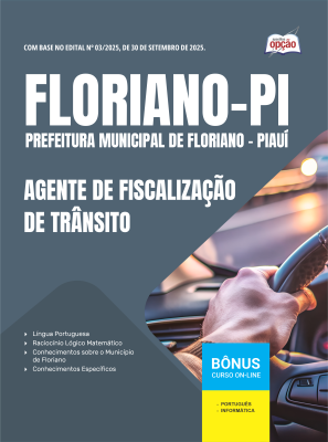 Apostila Prefeitura de Floriano-PI em PDF - Agente de Fiscalização de Trânsito