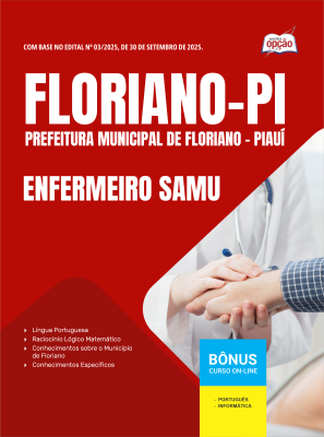 Apostila Prefeitura de Floriano-PI em PDF - Enfermeiro SAMU