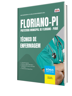 Apostila Prefeitura de Floriano-PI 2025 - Técnico de Enfermagem