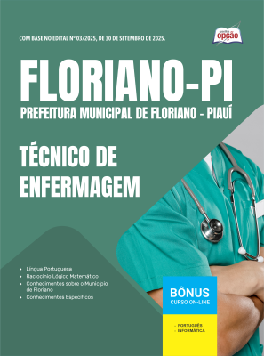 Apostila Prefeitura de Floriano-PI em PDF - Técnico de Enfermagem