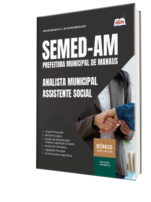 Apostila SEMED-AM 2025 - Analista Municipal - Assistente Social