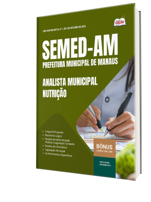 Apostila SEMED-AM 2025 - Analista Municipal - Nutrição