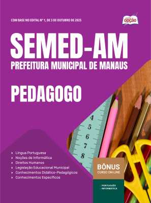 Apostila SEMED-AM 2025 - Pedagogo