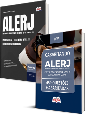 Combo ALERJ 2025 - Especialista Legislativo Nível IV - Conhecimentos Gerais
