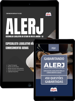 Combo ALERJ - Especialista Legislativo Nível IV - Conhecimentos Gerais