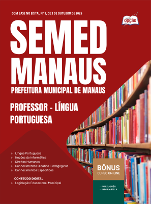 Apostila SEMED MANAUS em PDF - Professor - Língua Portuguesa