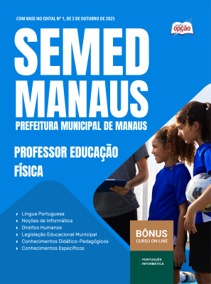 Apostila SEMED MANAUS 2025 - Professor - Educação Física