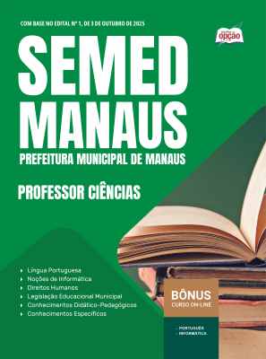 Apostila SEMED MANAUS 2025 - Professor - Ciências