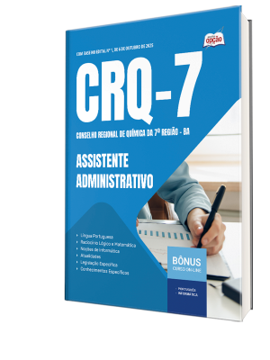 Apostila CRQ-BA (CRQ-7) 2025 - Assistente Administrativo