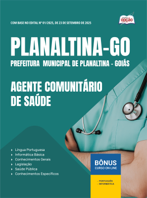Apostila Prefeitura de Planaltina - GO 2025 - Agente Comunitário de Saúde
