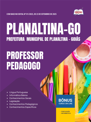 Apostila Prefeitura de Planaltina - GO 2025 - Professor Pedagogo