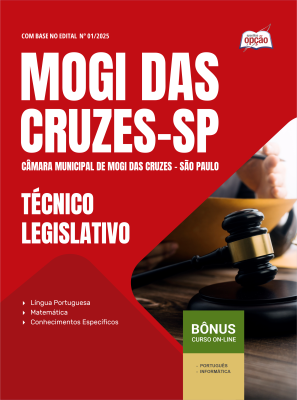 Apostila Câmara de Mogi das Cruzes - SP 2025 - Técnico Legislativo