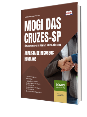 Apostila Câmara de Mogi das Cruzes - SP 2025 - Analista de Recursos Humanos