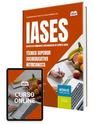 Apostila IASES 2025 - Técnico Superior Socioeducativo - Nutricionista