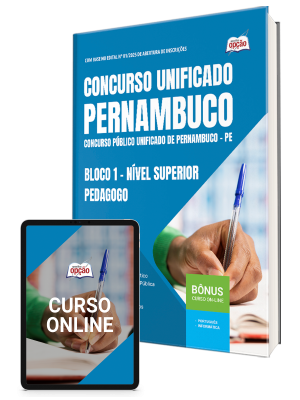 Apostila Concurso Unificado Pernambuco 2025 - Bloco 1 - Nível Superior - Pedagogo