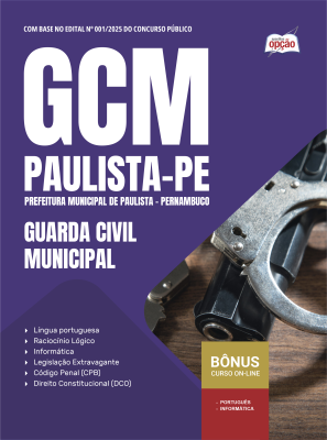 Apostila Prefeitura de Paulista - PE 2025 - Guarda Civil Municipal