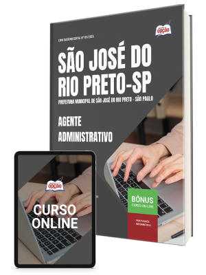 Apostila Prefeitura de São José do Rio Preto - SP 2025 - Agente Administrativo