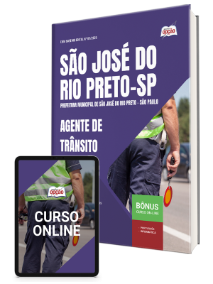 Apostila Prefeitura de São José do Rio Preto - SP 2025 - Agente de Trânsito