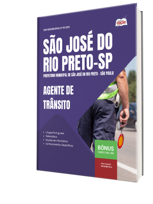 Apostila Prefeitura de São José do Rio Preto - SP 2025 - Agente de Trânsito