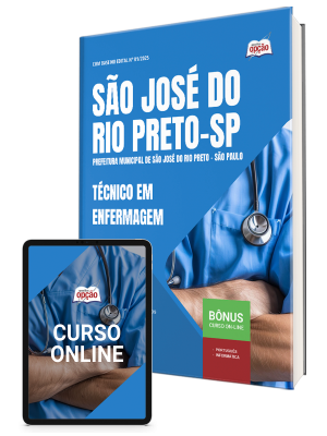 Apostila Prefeitura de São José do Rio Preto - SP 2025 - Técnico em Enfermagem