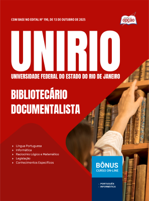 Apostila UNIRIO 2025 - Bibliotecário Documentalista